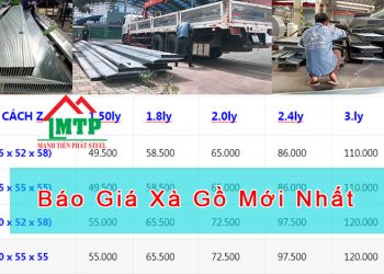 Báo giá xà gồ mới nhất