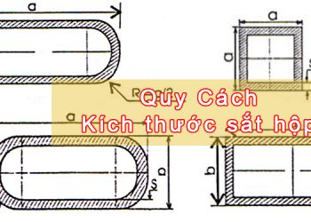 kích thước sắt hộp
