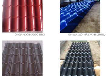 Màu tôn sóng ngói thực tế tham khảo