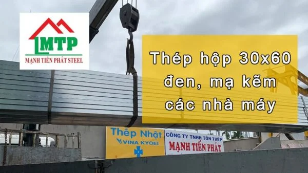 thép hộp mạ kẽm 30x60