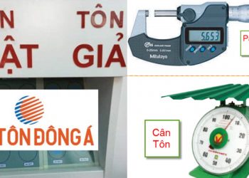 Cách nhận biết tôn đông á chính xác nhất