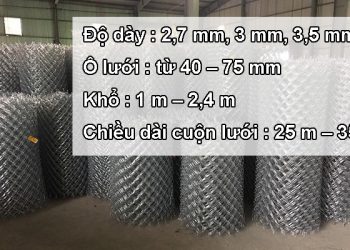 Quy cách lưới b40 tiêu chuẩn