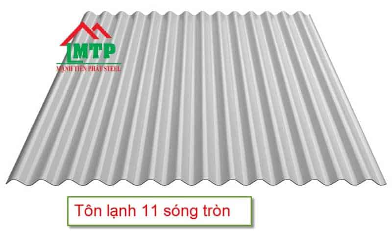 Tôn lạnh 11 sóng tròn