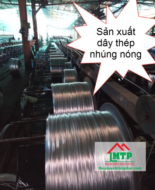 Sản xuất dây thép nhúng nóng