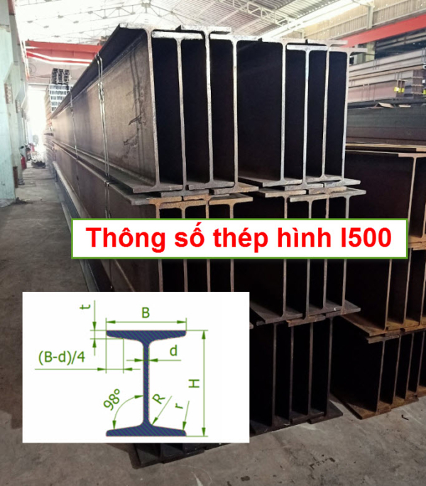 Thông số thép hình I500