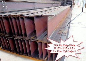 Giá Sắt Thép Hình H 125 x 125 x 6.5 x 9 x 12m Tại Quận 3