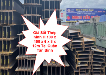 Giá Sắt Thép hình H 100 x 100 x 6 x 8 x 12m Tại Quận Tân Bình