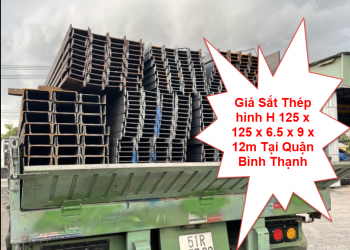 Giá Sắt Thép hình H 125 x 125 x 6.5 x 9 x 12m Tại Quận Bình Thạnh