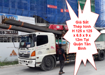 Giá Sắt Thép hình H 125 x 125 x 6.5 x 9 x 12m Tại Quận Tân Bình