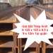 Giá Sắt Thép hình H 125 x 125 x 6.5 x 9 x 12m Tại quận 11