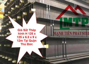 Giá Sắt Thép hình H 125 x 125 x 6.5 x 9 x 12m Tại Quận Thủ Đức