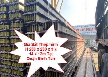 Giá Sắt Thép hình H 250 x 250 x 9 x 14 x 12m Tại Quận Bình Tân
