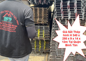 Giá Sắt Thép hình H 340 x 250 x 9 x 14 x 12m Tại Quận Bình Tân