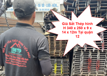 Giá Sắt Thép hình H 340 x 250 x 9 x 14 x 12m Tại quận 12