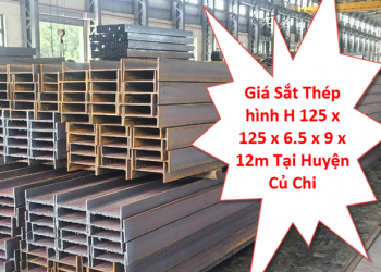 Giá Sắt Thép hình H 125 x 125 x 6.5 x 9 x 12m Tại Huyện Củ Chi