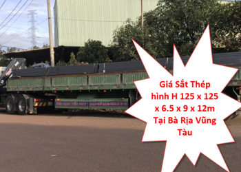 Giá Sắt Thép hình H 125 x 125 x 6.5 x 9 x 12m Tại Bà Rịa Vũng Tàu