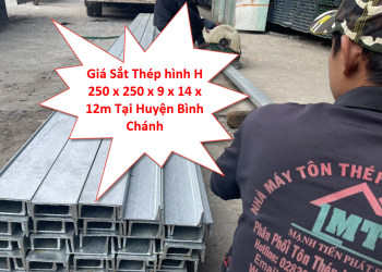 Giá Sắt Thép hình H 250 x 250 x 9 x 14 x 12m Tại Huyện Bình Chánh