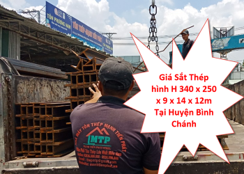 Giá Sắt Thép hình H 340 x 250 x 9 x 14 x 12m Tại Huyện Bình Chánh