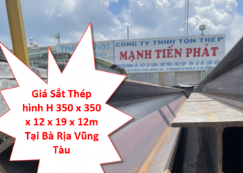 Giá Sắt Thép hình H 350 x 350 x 12 x 19 x 12m Tại Bà Rịa Vũng Tàu