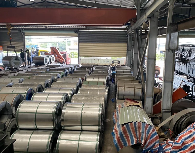 Tôn cuộn mạ kẽm được sử dụng trong rất nhiều lĩnh vực đời sống