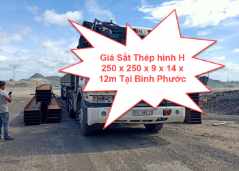 Giá Sắt Thép hình H 250 x 250 x 9 x 14 x 12m Tại Bình Phước