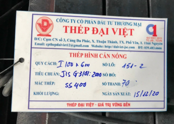 Giá sắt thép hình Đại Việt