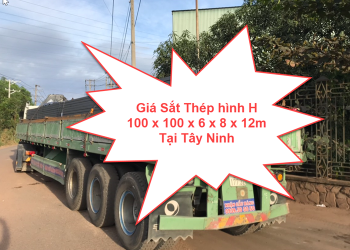 Giá Sắt Thép hình H 100 x 100 x 6 x 8 x 12m Tại Tây Ninh