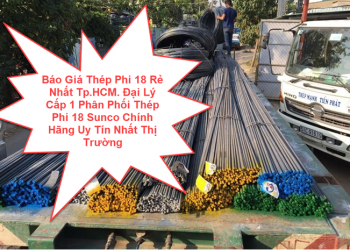 Báo Giá Thép Phi 18 Rẻ Nhất Tp.HCM. Đại Lý Cấp 1 Phân Phối Thép Phi 18 Sunco Chính Hãng Uy Tín Nhất Thị Trường