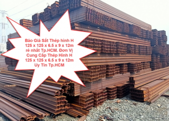 Báo Giá Sắt Thép hình H 125 x 125 x 6.5 x 9 x 12m rẻ nhất Tp.HCM. Đơn Vị Cung Cấp Thép Hình H 125 x 125 x 6.5 x 9 x 12m Uy Tín Tp.HCM