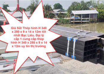 Giá Sắt Thép hình H 340 x 250 x 9 x 14 x 12m tốt nhất Bạc Liêu. Đại lý cấp 1 cung cấp thép hình H 340 x 250 x 9 x 14 x 12m uy tín thị trường