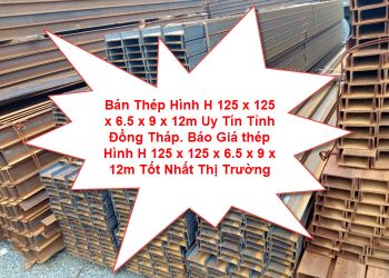 Bán Thép Hình H 125 x 125 x 6.5 x 9 x 12m Uy Tín Tỉnh Đồng Tháp. Báo Giá thép Hình H 125 x 125 x 6.5 x 9 x 12m Tốt Nhất Thị Trường