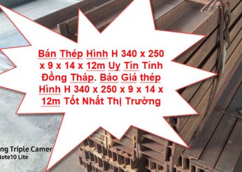 Bán Thép Hình H 340 x 250 x 9 x 14 x 12m Uy Tín Tỉnh Đồng Tháp. Báo Giá thép Hình H 340 x 250 x 9 x 14 x 12m Tốt Nhất Thị Trường