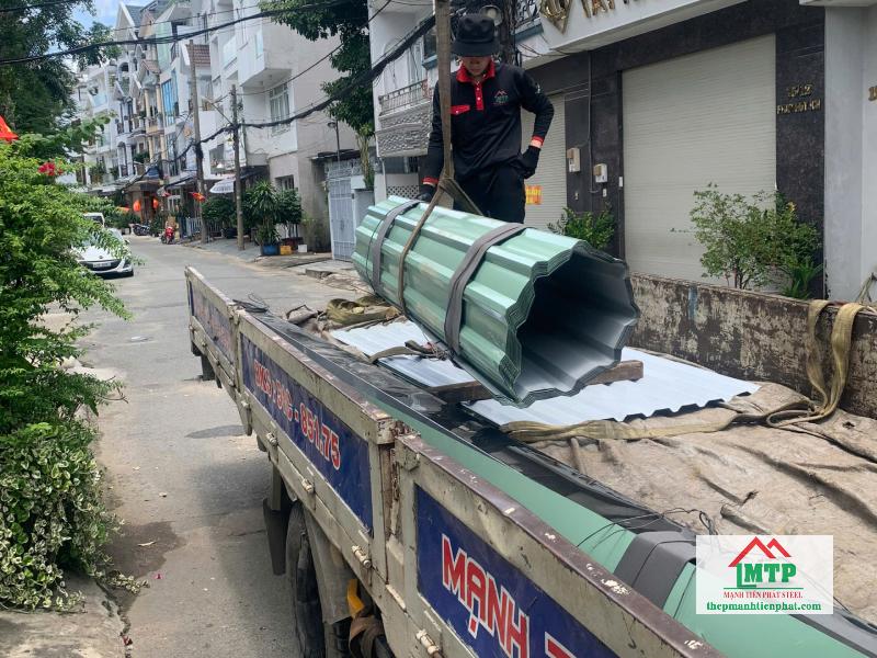 Giao tôn Hoa Sen cho công trình nhà ở dân dụng đường Lên Van Thọ, Quận Gò Vấp