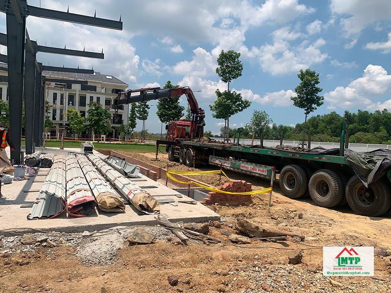 Giao tôn Đông Á và xà gồ cho Công ty Cơ khí Nam Hải tại huyện Châu Đức, Bà Rịa – Vũng Tàu
