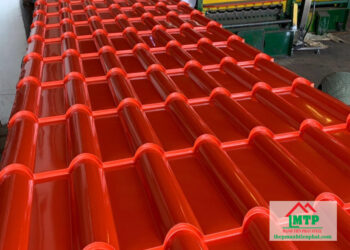 Giá tôn lạnh mạ màu cam Đông Á