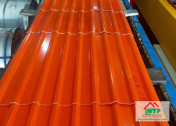 Giá tôn lạnh mạ màu cam Hoa Sen