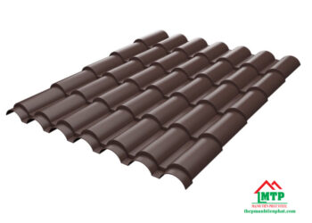 giá tôn lạnh mạ màu nâu đất Đông Á