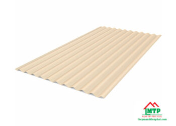 Giá tôn lạnh mạ màu vàng kem Hoa Sen