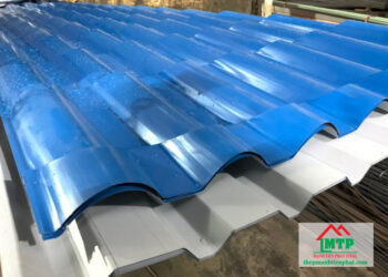 Giá tôn lạnh mạ màu xanh dương Hoa Sen