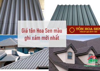 Bảng giá tôn Hoa Sen màu ghi xám mới nhất