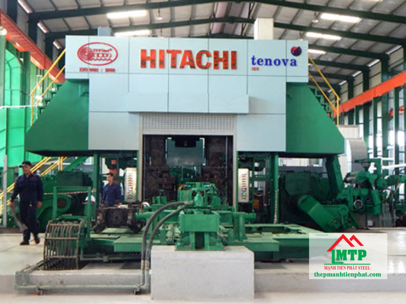 Nhà máy thép TVP sử dụng hệ thống máy móc, dây chuyền hiện đại của Nhật Bản, đảm bảo chất lượng thép hộp