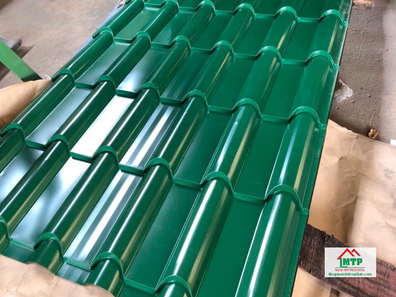 Tôn giả ngói Hoa Sen màu xanh rêu