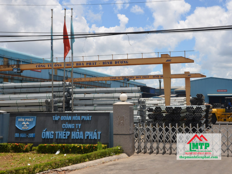 Công ty thép hộp Hòa Phát có quy mô nhà máy lớn, công nghệ sản xuất hiện đại