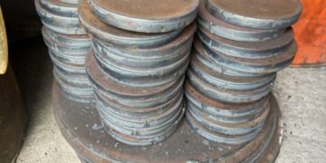 Gia công bản mã hình tròn theo bản vẽ tại tphcm