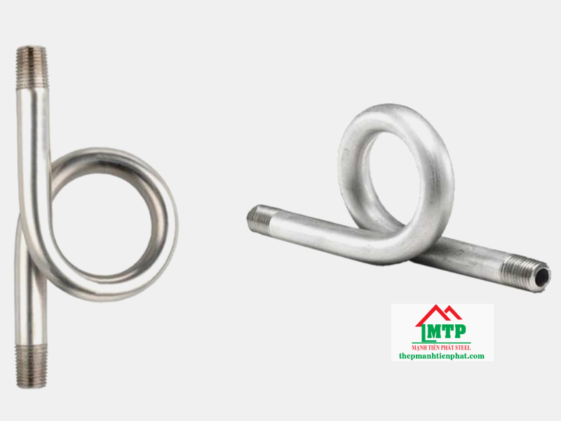 Ống xi phông inox 2 đầu ren ngoài