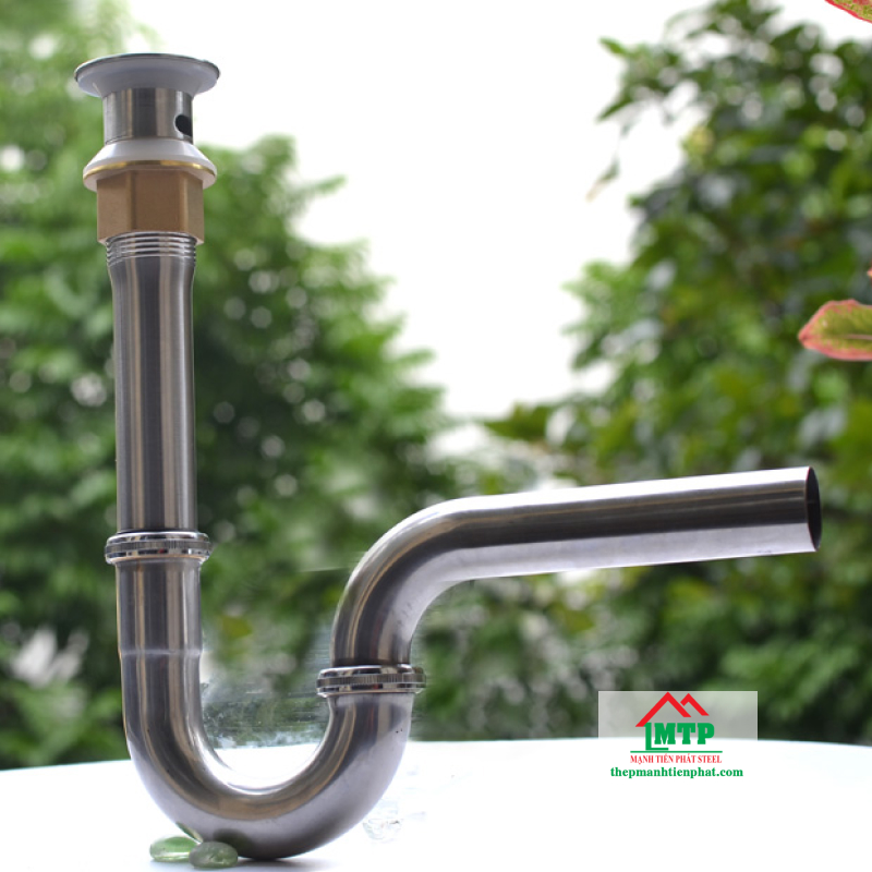 Ống xi phông inox là phụ kiện có hình dáng chữ U ngược, được làm từ inox chống gỉ sét tốt
