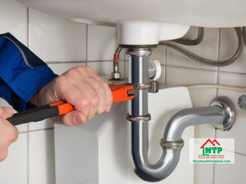 Ống xi phông inxo làm hệ thống thoát nước cho lavabo