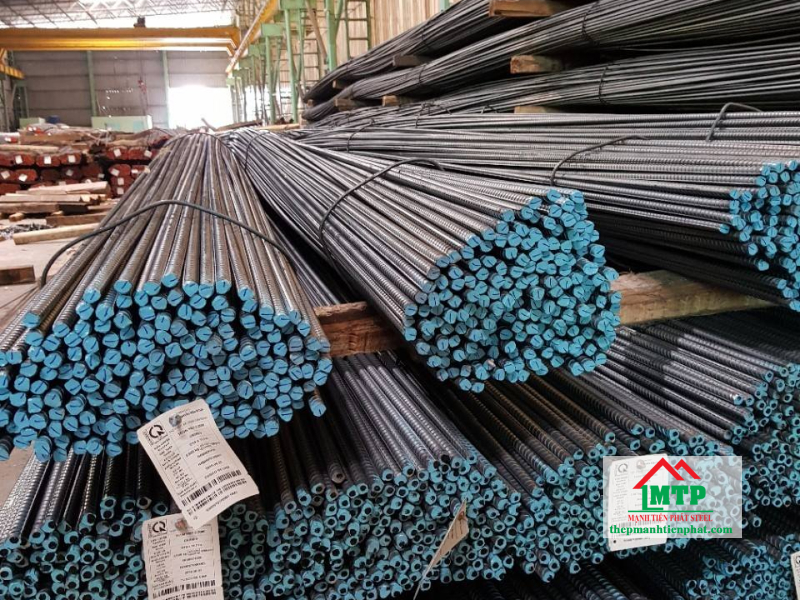 Thép cây phi 10 Hòa Phát thực tế