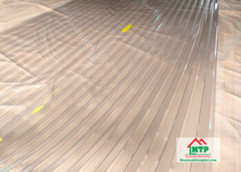 Tôn nhựa lấy sáng 11 sóng, 15 sóng trắng trong