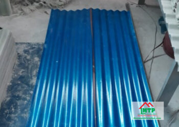 Tôn nhựa lấy sáng 11 sóng màu xanh dương